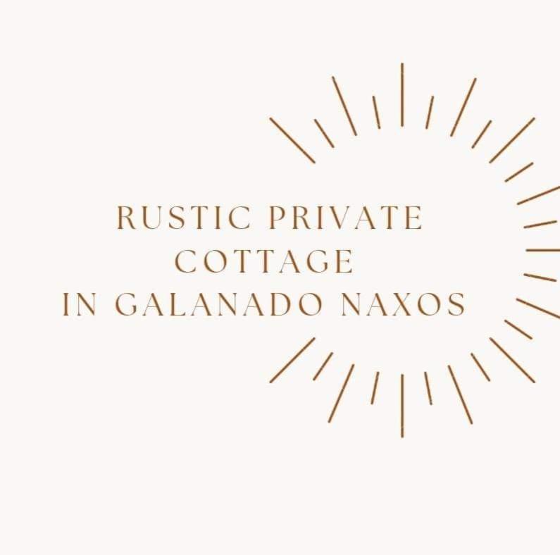 Rustic Private Cottage W/ King Bed In Galanado Naxos Esterno foto
